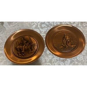 1977&78 COPPER PLATES - YANKEE DOODLE & LOOKING OUT TO SEA Creative World